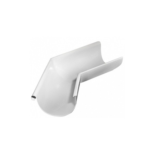 Водосток Grand Line 150x100 – Угол наружный 135° RAL 9003 купить в Электростале