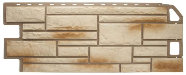 Цокольный сайдинг альта-профиль - коллекция "камень", ракушечник купить в Электростале