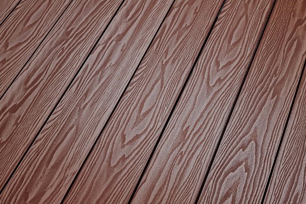 Террасная доска из ДПК Terrapol Смарт 3D Полнотелая с пазом Орех Милано купить в Электростале