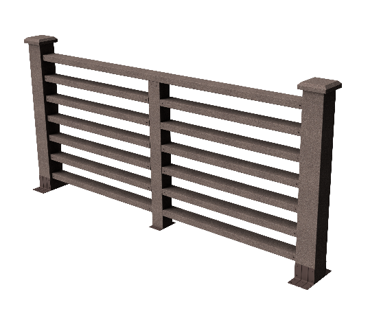 Ограждения декоративное ДПК GRINDERDECO Марсело венге купить в Электростале