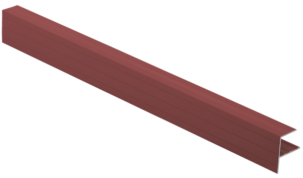 F-профиль Grinder закрывающий красный купить в Электростале