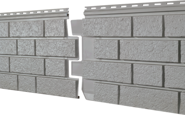 Фасадная панель Ю-пласт Стоун Хаус S-Lock Клинкер Нордик дым купить в Электростале