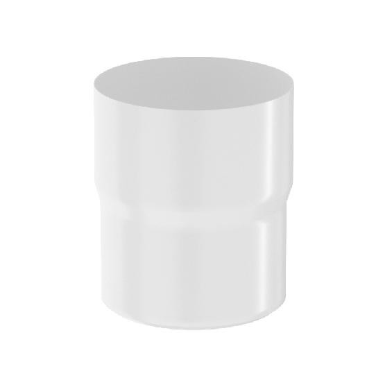 Водосток Aquasistem, система 125x90 - Соединитель трубы RR 20 Мраморно-белый купить в Электростале