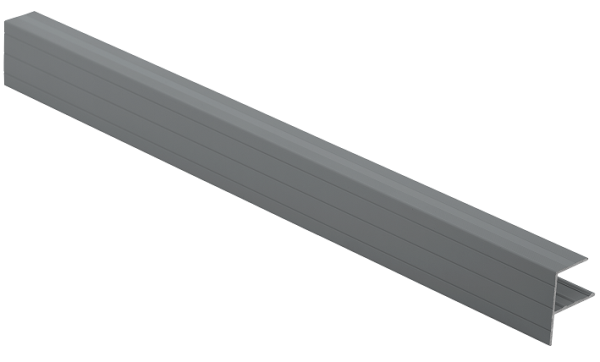 F-профиль Grinder закрывающий серый купить в Электростале