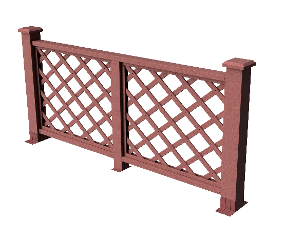 Ограждения декоративное ДПК GRINDERDECO Ламбет мербау купить в Электростале