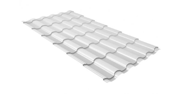 Металлочерепица кредо 0,5 Satin RAL 9003 сигнальный белый купить в Электростале