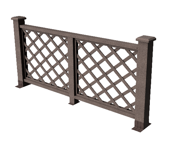 Ограждения декоративное ДПК GRINDERDECO Ламбет венге купить в Электростале