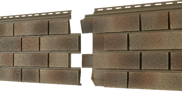 Фасадная панель Ю-пласт Стоун Хаус S-Lock Клинкер Нордик песок купить в Электростале