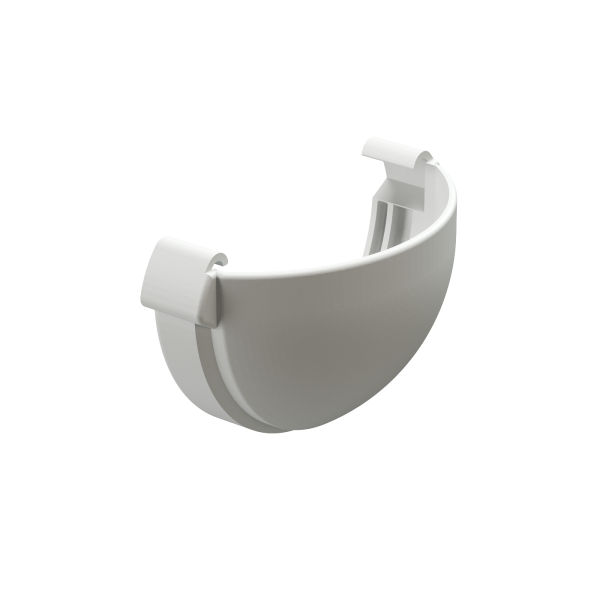 Заглушка желоба Docke Lux ПВХ Пломбир купить в Электростале