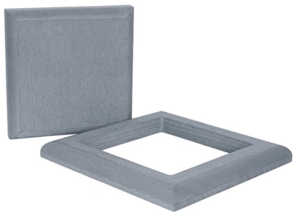 Комплект крышка и юбка ДПК для столба Polivan SINGARAJA серый купить в Электростале