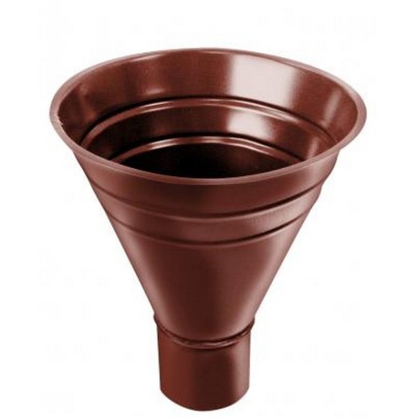 Водосток Grand Line 125x90 –  Воронка водосборная RAL 8004 купить в Электростале