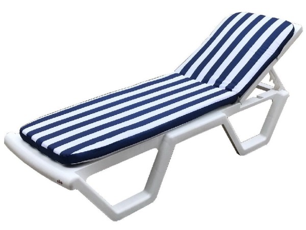 Матрас для шезлонга TWEET Синие белые полоски купить в Электростале