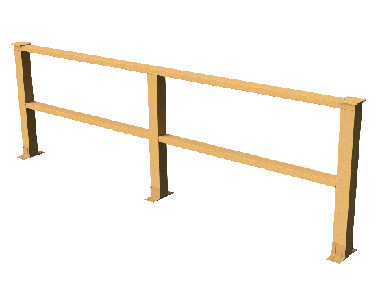 Ограждения декоративное ДПК GRINDERDECO Ковбойская изгородь песчаник купить в Электростале