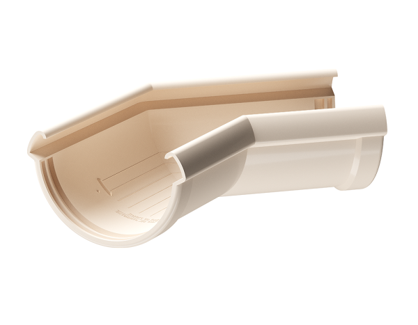 Угол желоба 135° Docke Lux ПВХ Латте купить в Электростале