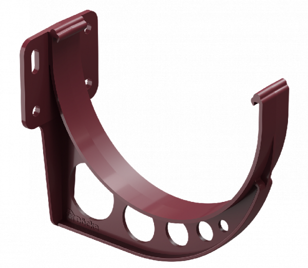 Кронштейн желоба ПВХ Docke STANDART красный купить в Электростале