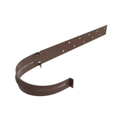 Водосток Альта-Профиль ПВХ – Кронштейн желоба (коричневый)