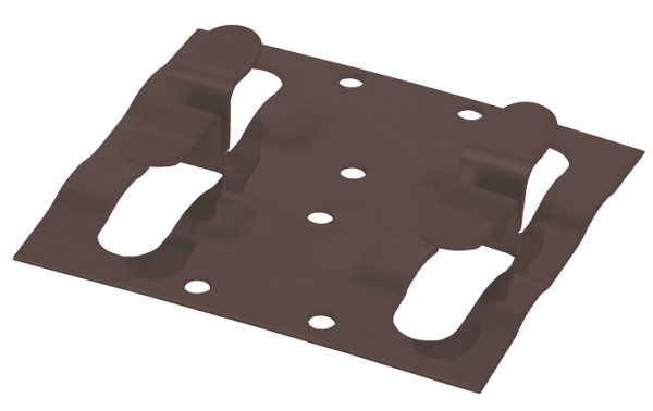 Кляймер рядный Grinder для монтажа наличника коричневый купить в Электростале