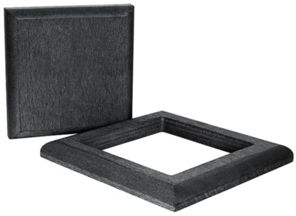 Комплект крышка и юбка ДПК для столба Polivan SINGARAJA черный купить в Электростале