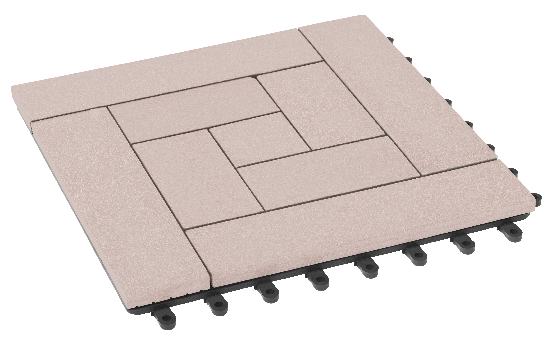 Модульный паркет ДПК GRINDERDECO Люкс 10 Выбеленный дуб купить в Электростале