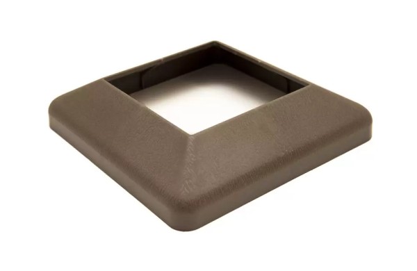 Крышка нижняя ПВХ для столба Deckart 100х100 Венге купить в Электростале