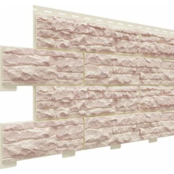 Фасадная панель Доломит Скалистый риф Люкс Жемчуг купить в Электростале