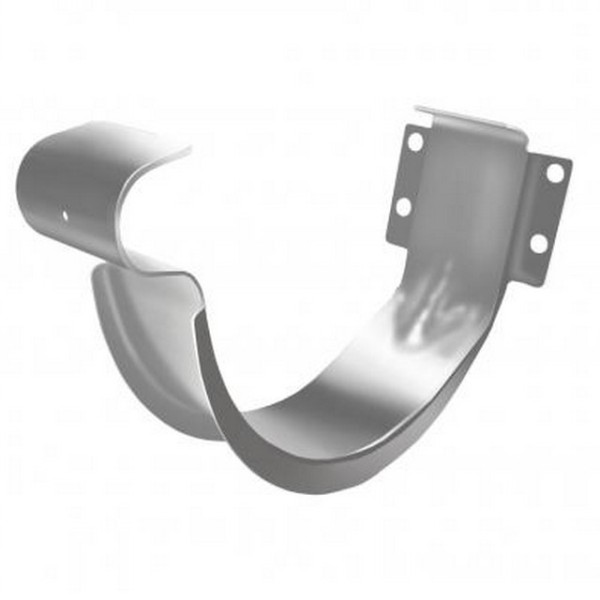 Водосток Grand Line 125x90 – Держатель желоба RAL 9003 купить в Электростале