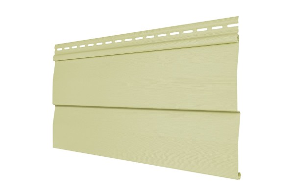 Виниловый сайдинг Tecos - корабельный брус, светло-желтый  купить в Электростале