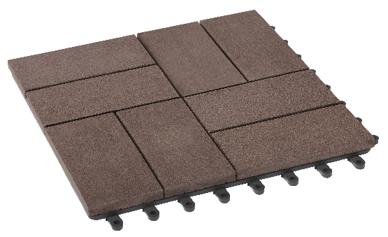 Модульный паркет ДПК GRINDERDECO Люкс 9 Шоколад купить в Электростале