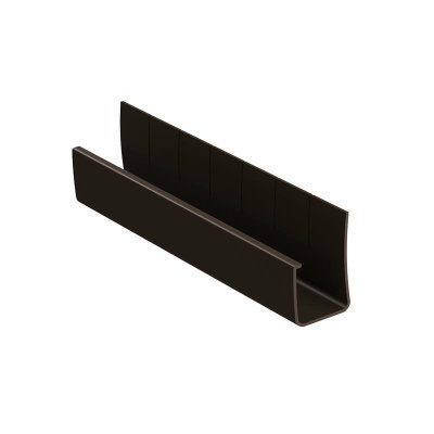 Гибкий J-профиль коричневый