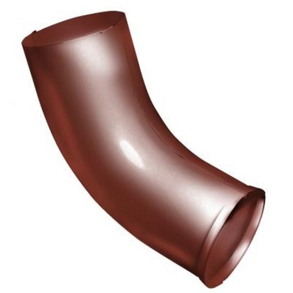 Водосток Grand Line 125x90 – Колено сливное RAL 8004 купить в Электростале