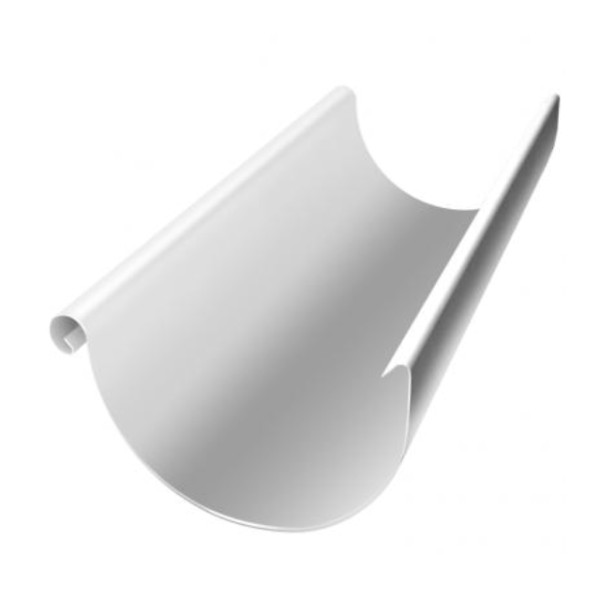 Водосток Grand Line 125x90 – Желоб 3м RAL 9003 купить в Электростале