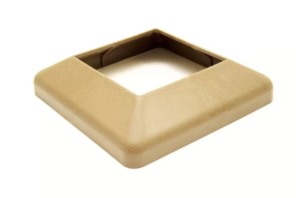 Крышка нижняя ПВХ для столба Deckart 100х100 Орех купить в Электростале