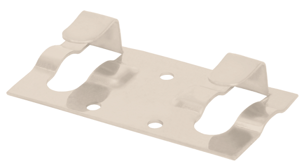 Кляймер стартовый Grinder для монтажа наличника белый купить в Электростале