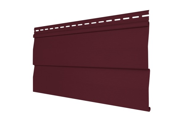 Акриловый сайдинг Tecos – корабельный брус, бургунд купить в Электростале