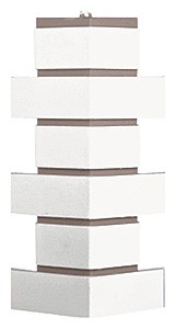 Угол T-Сайдинг - Кирпич Модерн Белый купить в Электростале