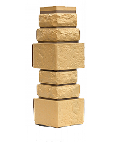 Угол T-Сайдинг-Дикий Камень Желтый купить в Электростале