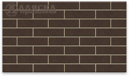 Фасадные Термопанели Аляска Amsterdam brown купить в Электростале