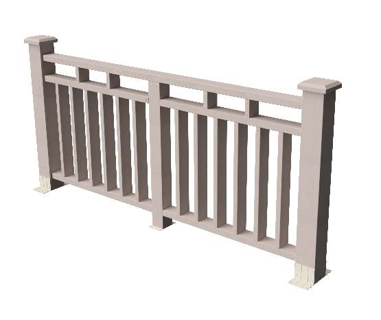 Ограждения декоративное ДПК GRINDERDECO Европа выбеленый дуб купить в Электростале