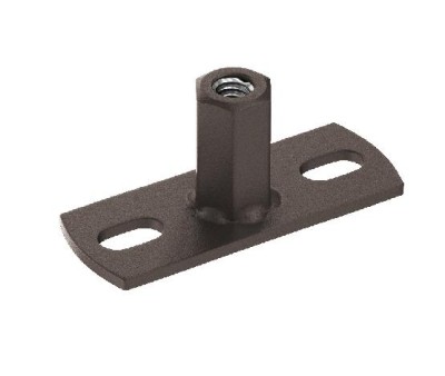 Водосток Aquasistem, Система 125x90 - Держатель для хомута под метиза RR 32 Тёмно-коричневый matt