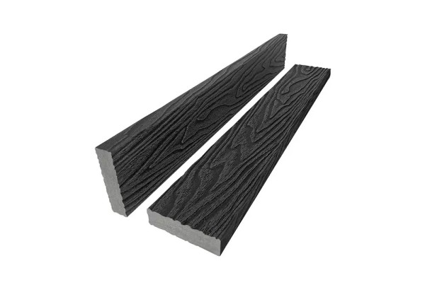 Брус лавочный 3D-тиснение 20х80 Графит купить в Электростале