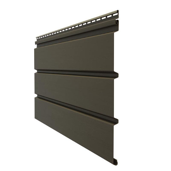 Софит сплошной коричневый без перфорации купить в Электростале