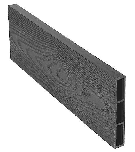 Доска для грядок и клумб из ДПК NauticPrime, 25х150х2950 серый купить в Электростале