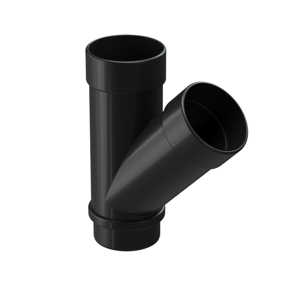 Тройник 45° Docke Lux ПВХ - Карбон купить в Электростале