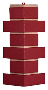 Угол T-Сайдинг - Кирпич Модерн Красный купить в Электростале