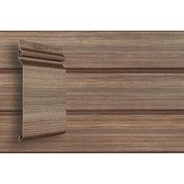 Виниловый сайдинг Grand Line Natural-Брус Tundra - Кедр купить в Электростале