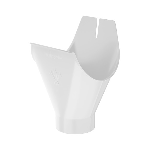 Водосток Aquasistem, система 125x90 - Воронка желоба RAL 9003 Белый купить в Электростале