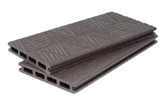 Террасная доска ДПК POLIVAN GROUP 3D+3D NEW пустотелая двухсторонняя DENPASAR Тёмно-коричневый купить в Электростале