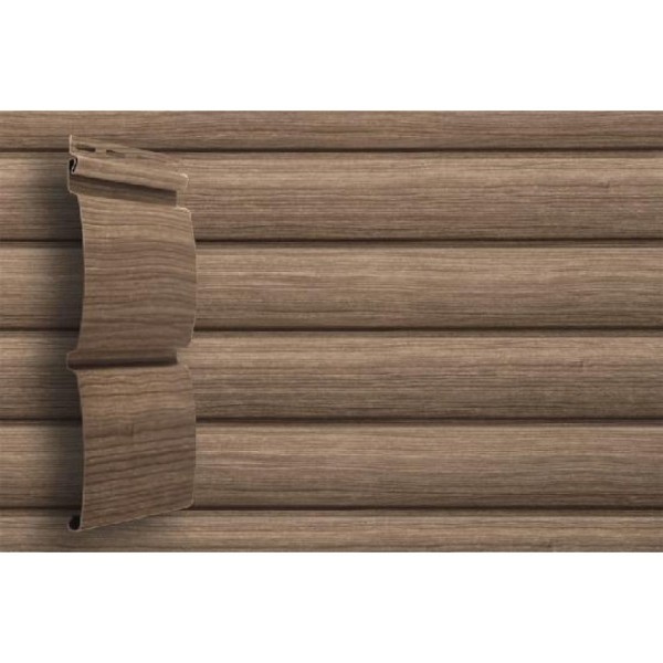 Виниловый сайдинг Grand Line Tundra Блок-хаус - Кедр купить в Электростале