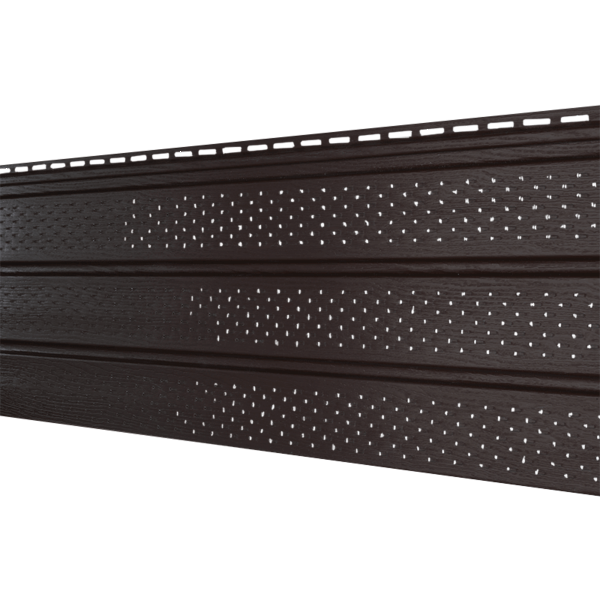 Софит Ю-Пласт Классический, с полной перфорацией коричневый купить в Электростале