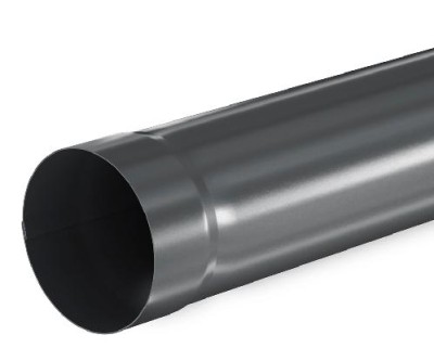 Водосток Aquasistem, система 150/100 - Труба водосточная 3.00м RAL 7024 Тёмно-серый